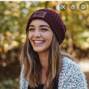 Love your melon maroon slouchy style beanie